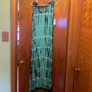 A B Studio tie dye maxi dress